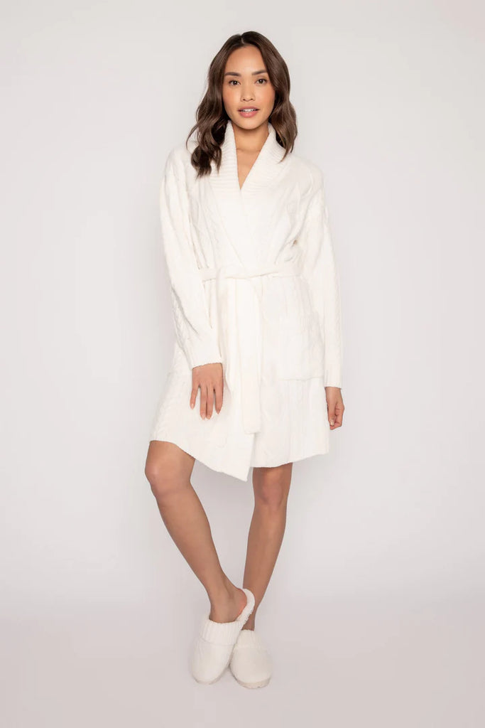 PJ Salvage Cable Knit Robe