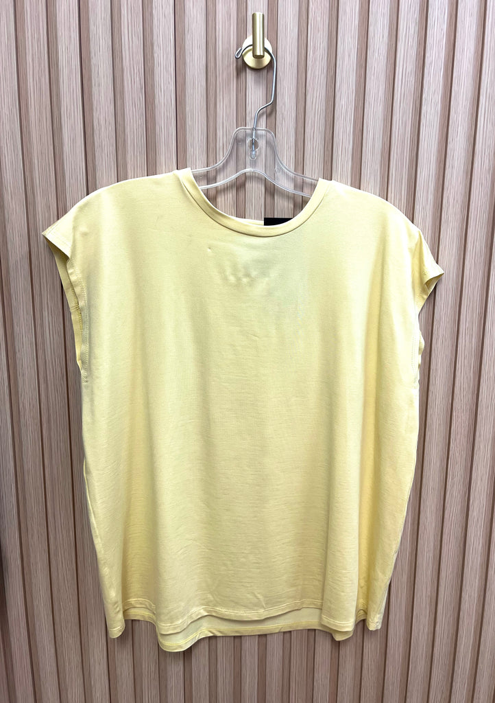 Soft Works Short Sleeve Top in Yellow