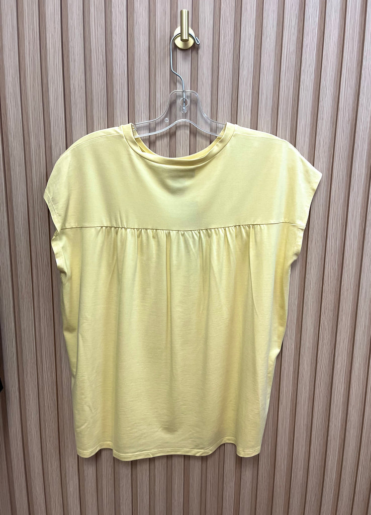Soft Works Short Sleeve Top in Yellow