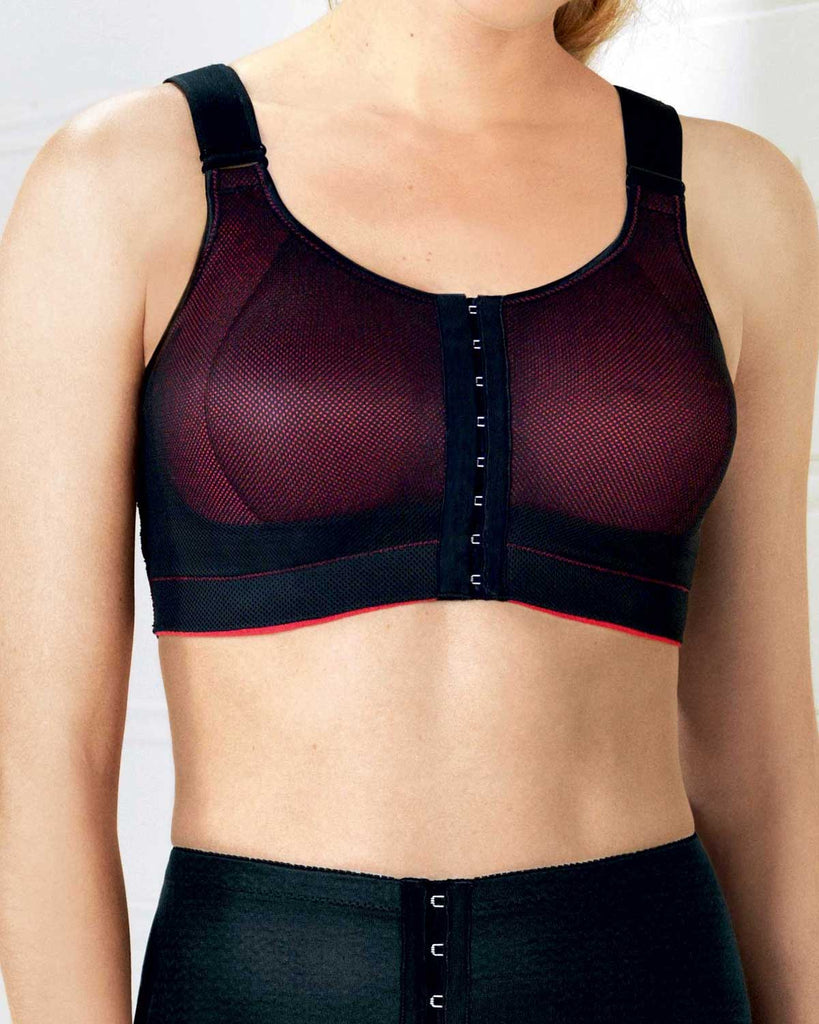 Compression Bra from Anita. Front Hook Close and easy adjustable straps from front.