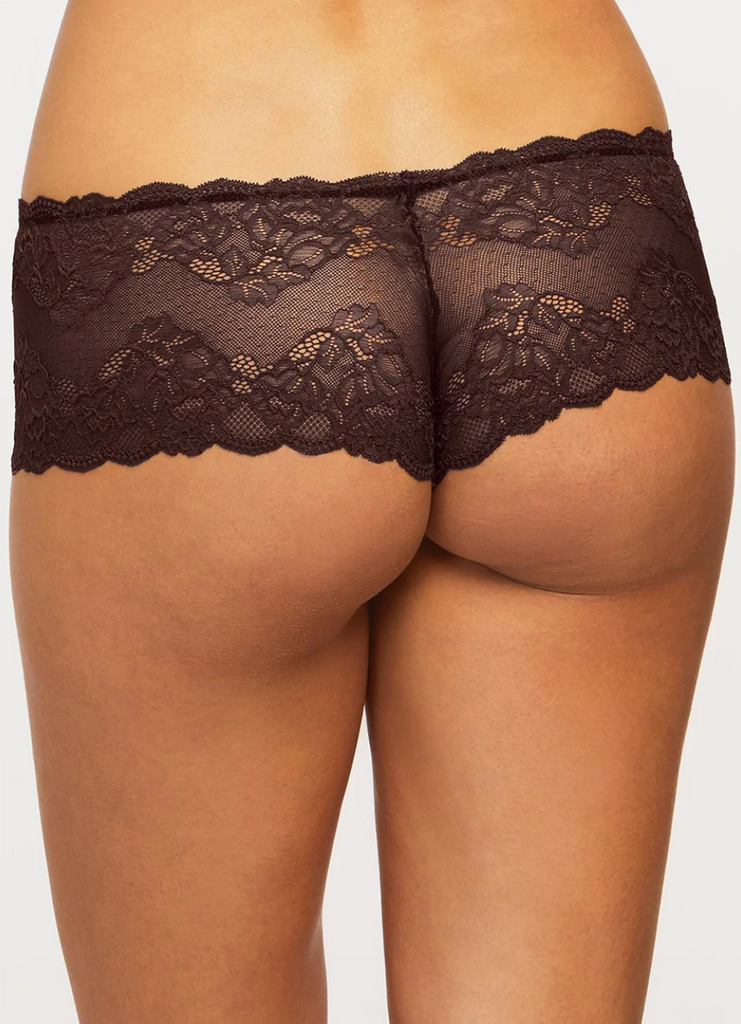 Cocoa Lace Cheeky Panty from Montelle