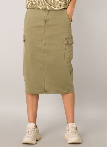Yest Feur Soft Army Cargo Skirt