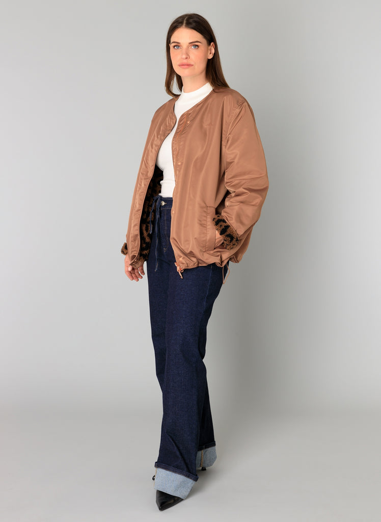 Yest Zinaida Reversible Leopard Jacket