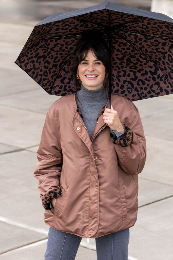 Yest Zinaida Reversible Leopard Jacket