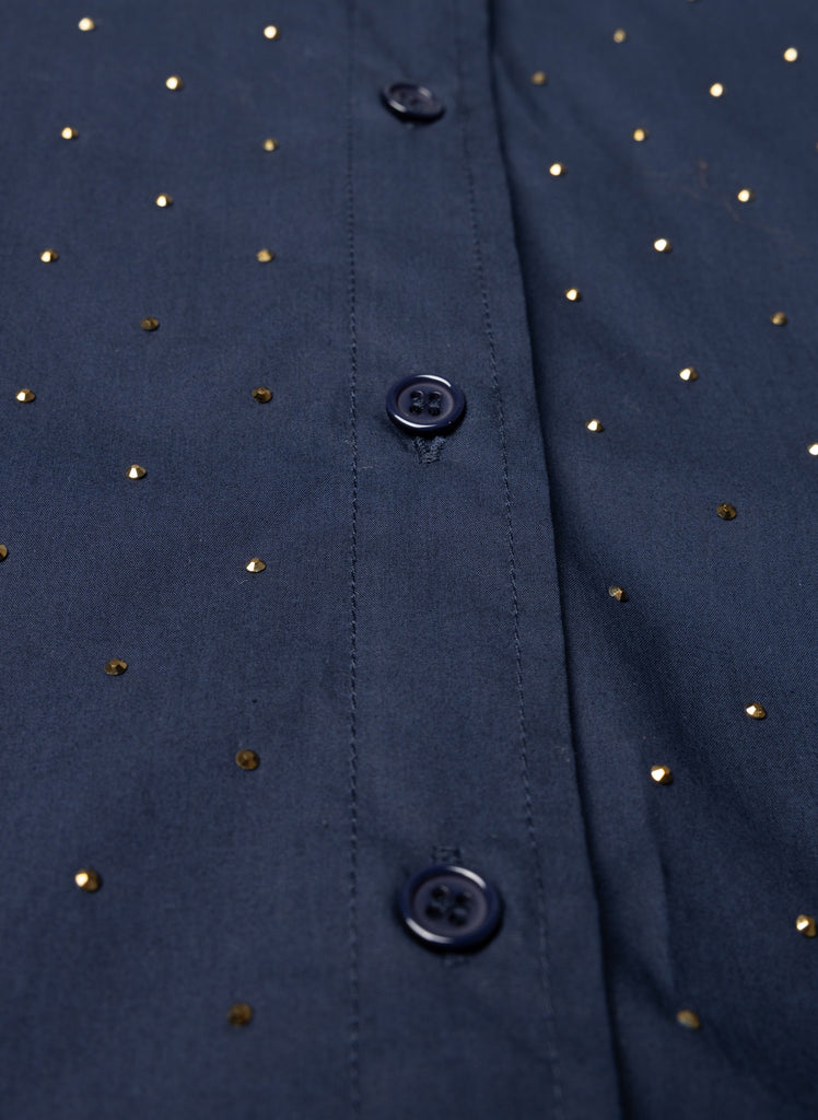 Yest Blythe Sparkle Top Navy