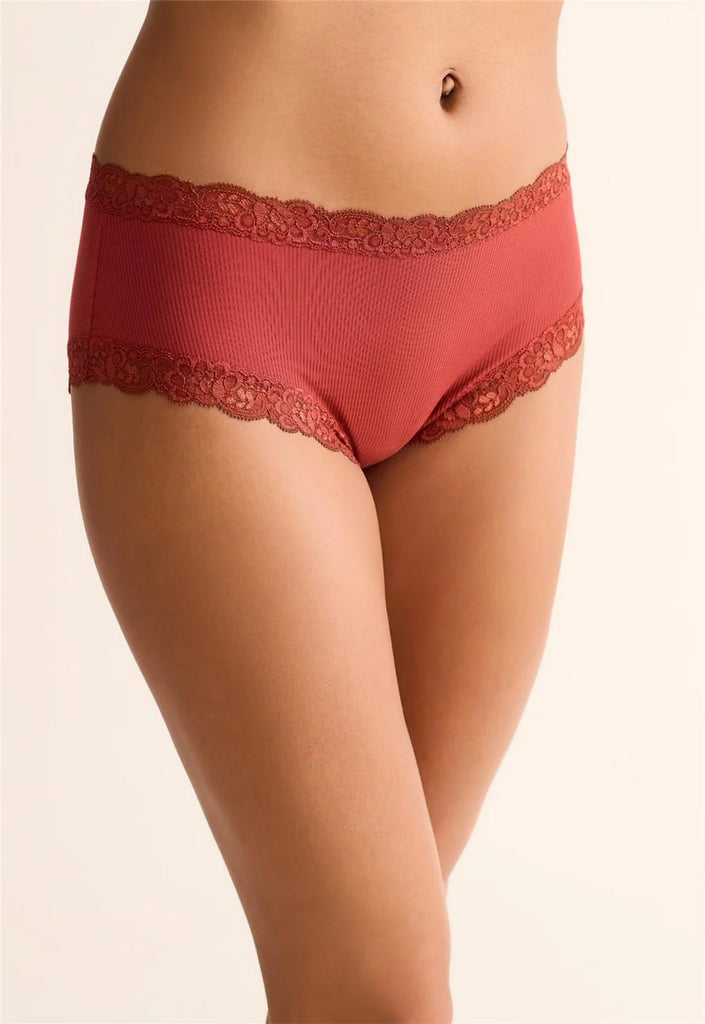 Fleur't Iconic Boyshort Chili Rib