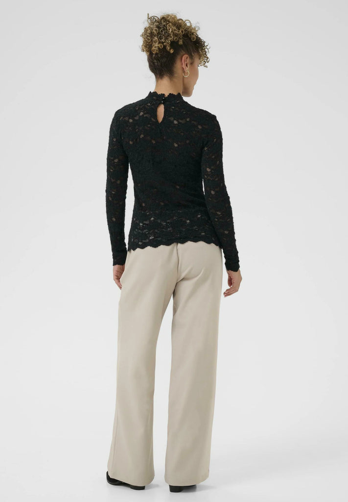 Cream CRAshley Turtleneck Pitch Black