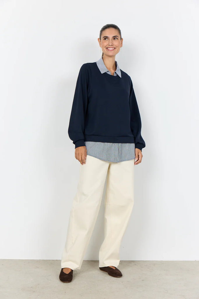 Soya Concept Banu Fooler Top Navy