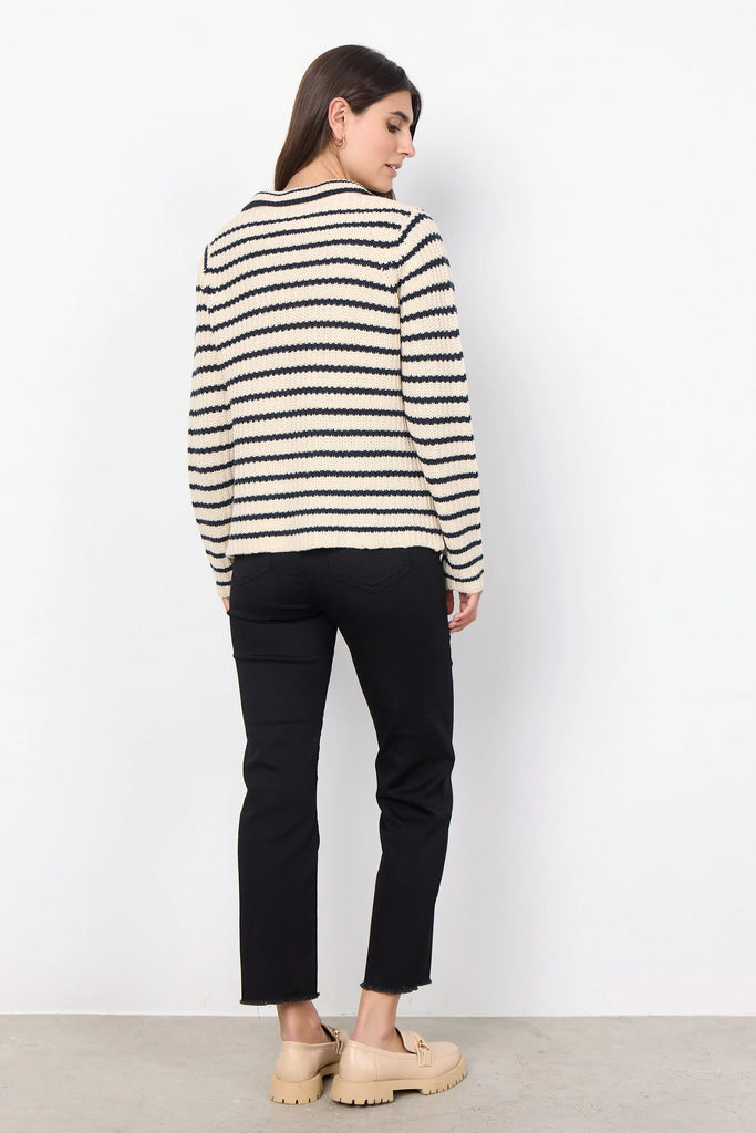 Soya Concept Knit Remone Stripe Cardigan