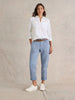 White Stuff Sophie Organic Cotton Shirt Pale Ivory