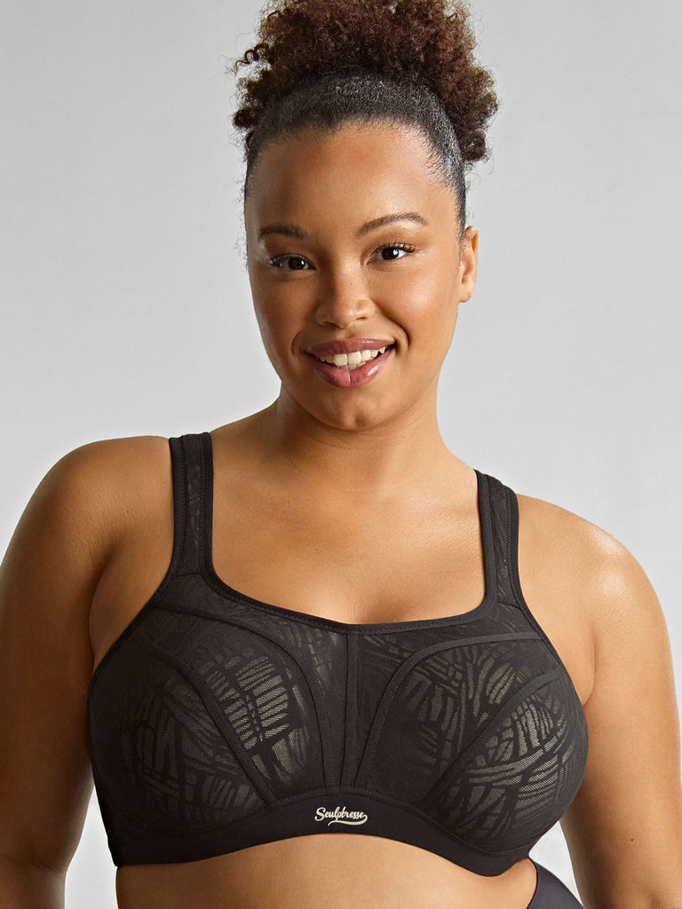 Sculptresse Activate Non Padded Sport Bra Black/Chalk