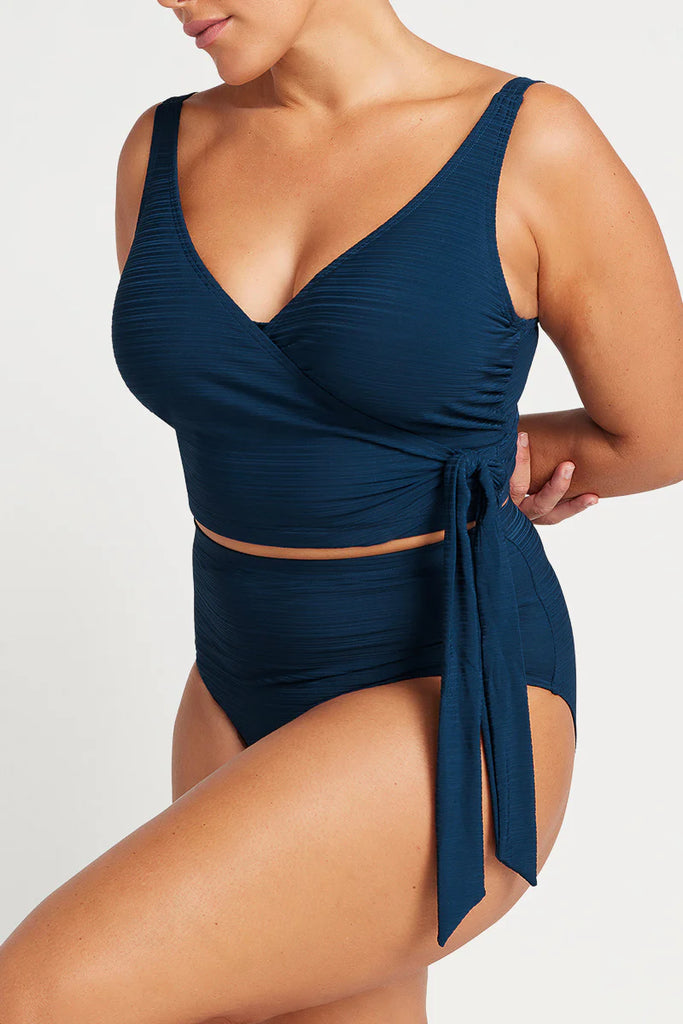 Aria Underwire Bikini Top Navy