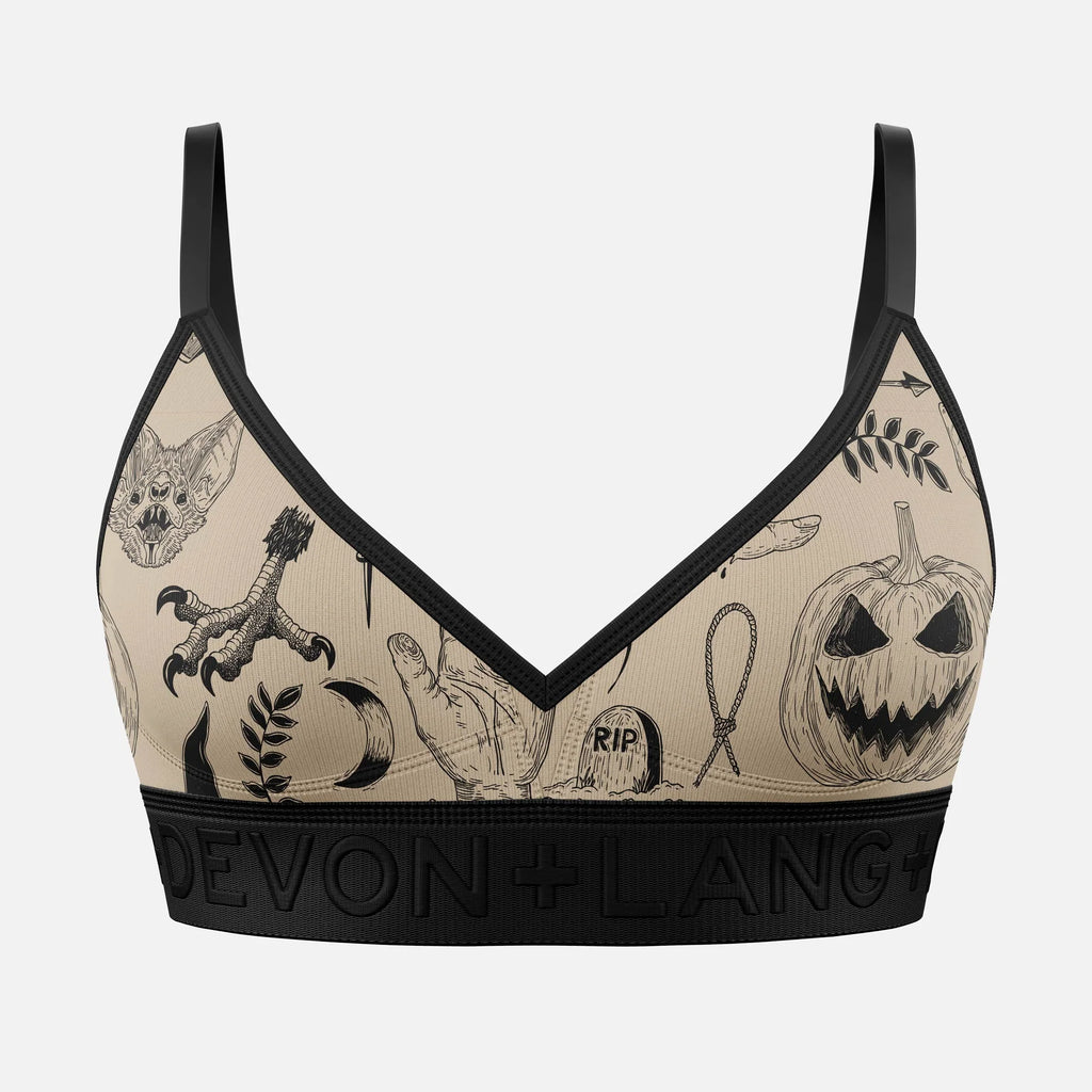 Devon + Lang Bra Bralette Spooky