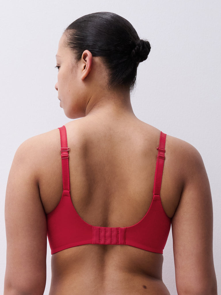 Norah Chic Plunge T-Shirt Bra Poppy Red