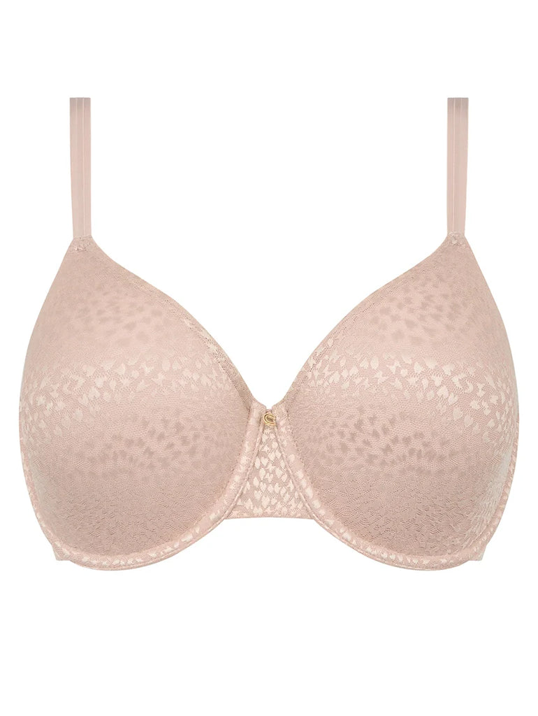 Pink bra on a white background Chantelle Magique Seamless Bra