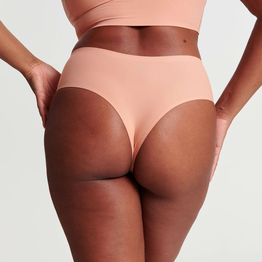 Evelyn & Bobbie High Waisted Thong in Himalayan Salt