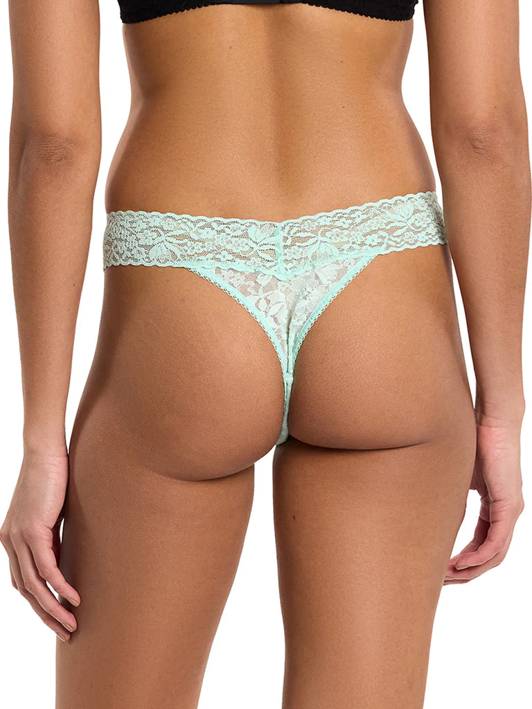 Hanky Panky Original Rise Flora Lace Mint Tea Green