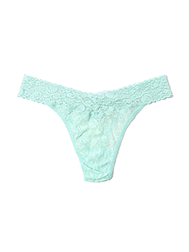 Hanky Panky Original Rise Flora Lace Mint Tea Green