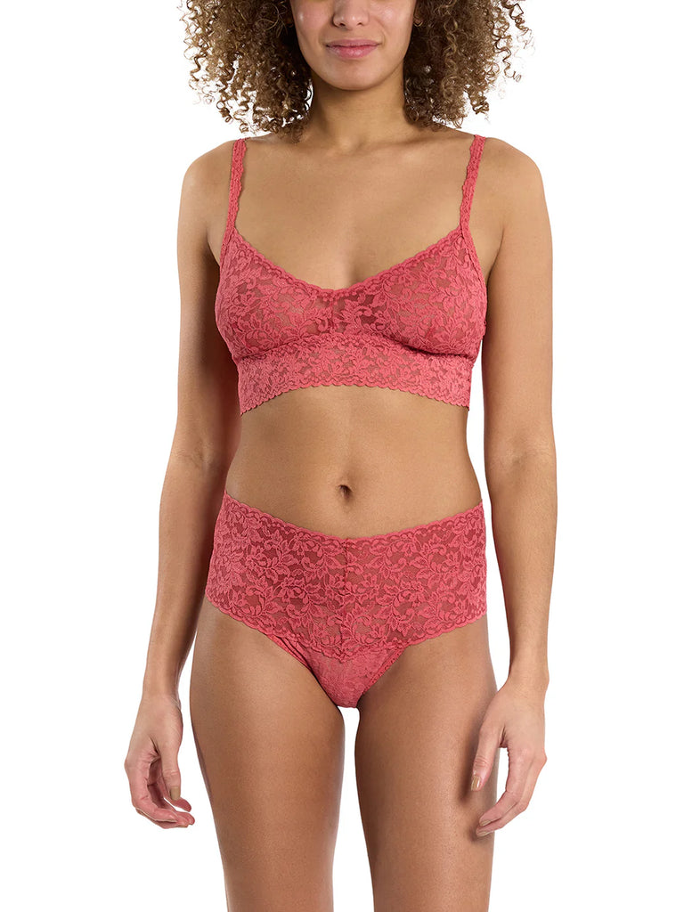 Hanky Panky Retro Lace Thong Naples Red