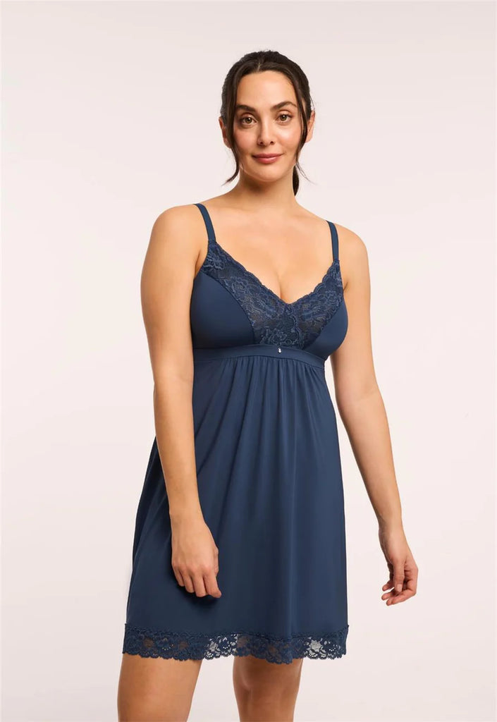 Montelle Bust Support Chemise Cambridge Blue