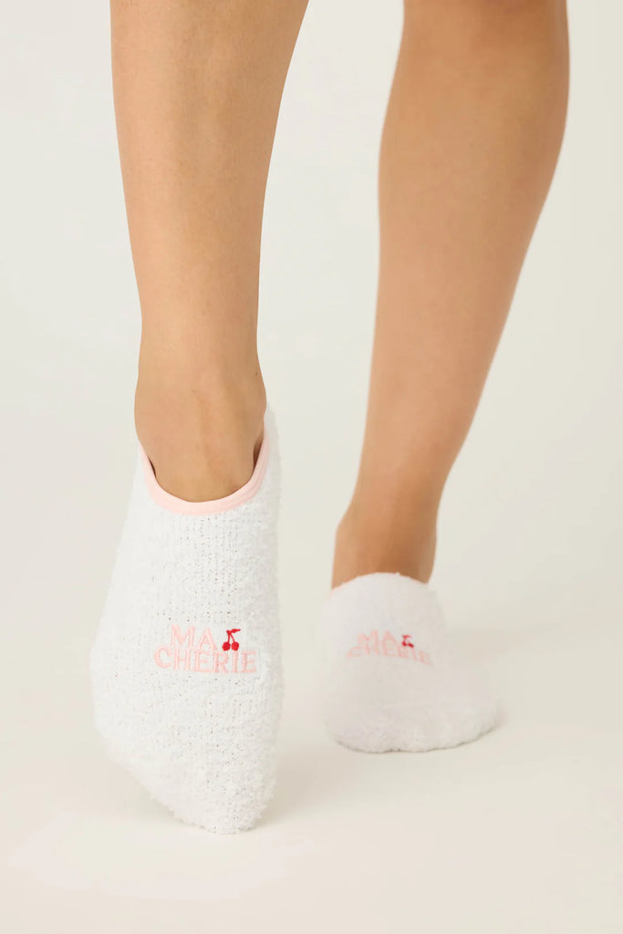 PJ Salvage Ma Cherie Cherry Ankle Sock