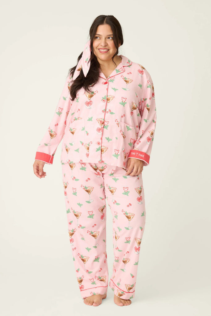 PJ Salvage Women's Tini Time Flannel Set