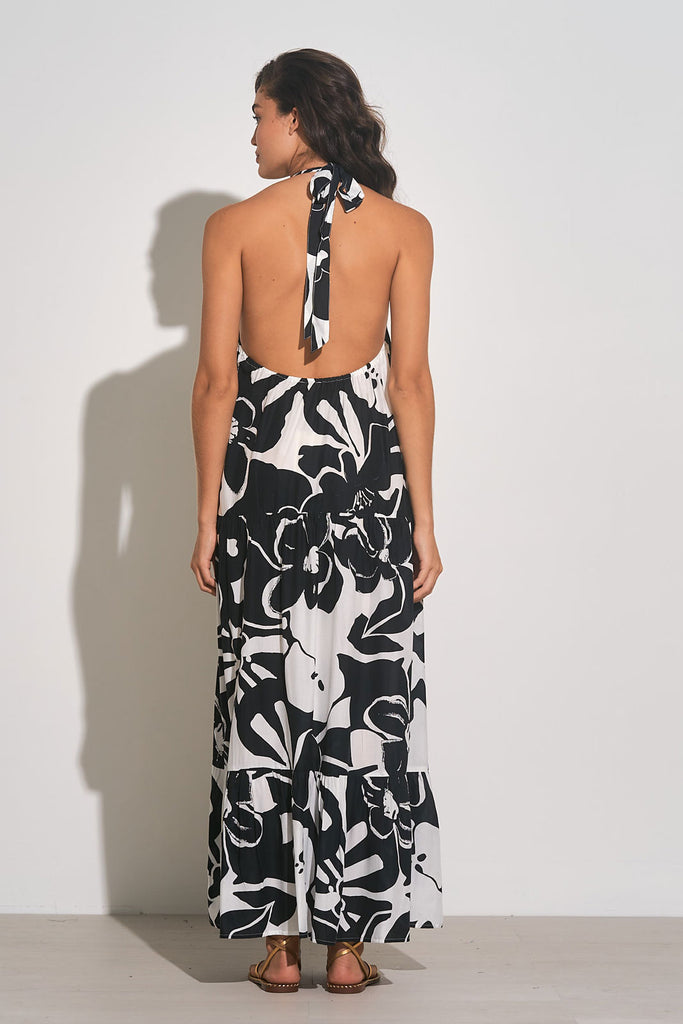 Elan Halter Maxi Dress