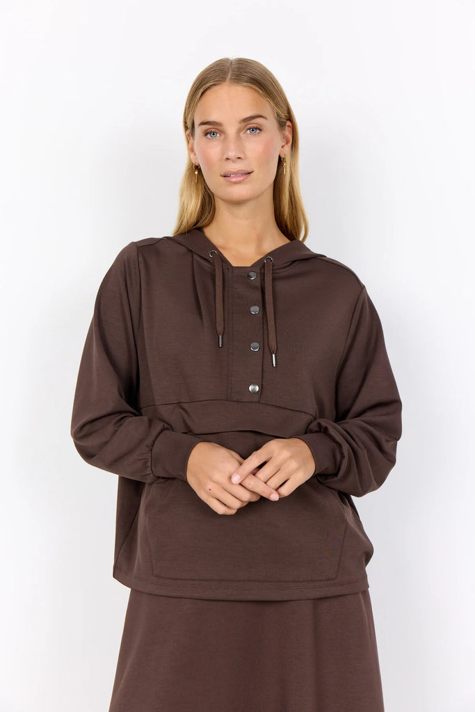 Soya Concept Banu Sweatshirt Dark Brown