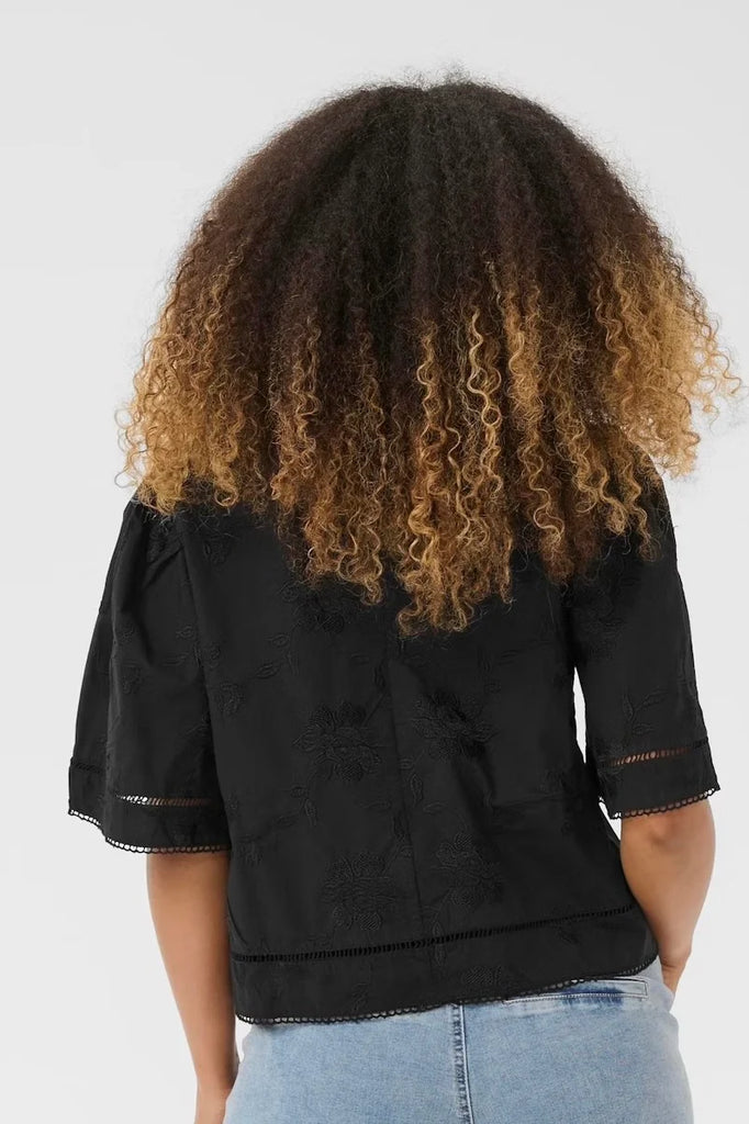 CREAM Anais Blouse Black