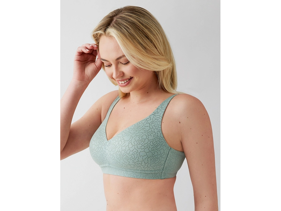 Wacoal Inside Job Wirefree Iceberg Green