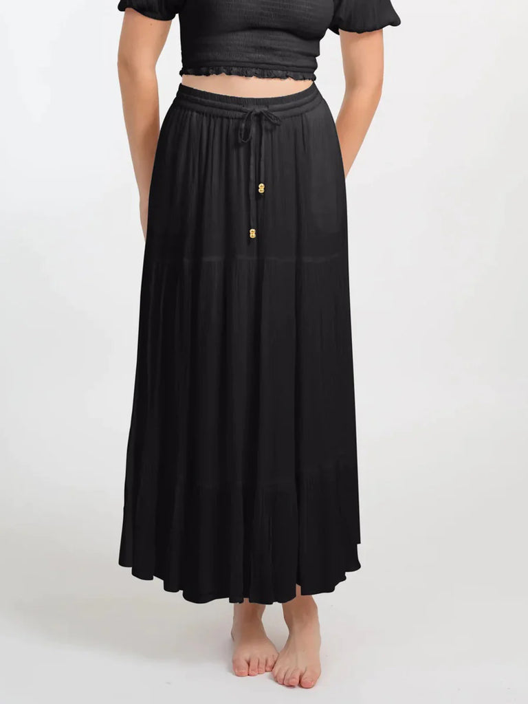 Koy Miami Tier Skirt Black