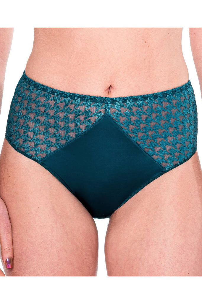 Louisa Bracq Tailor High Waisted Panty Neon Botanica