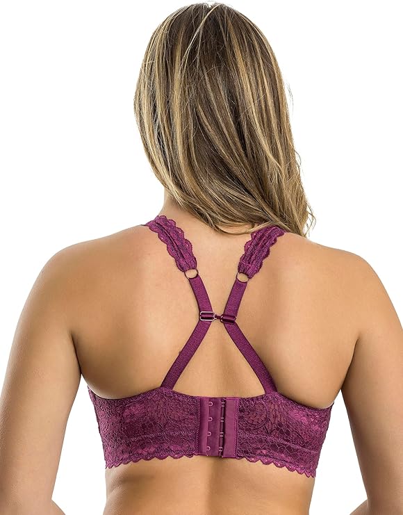 Adriana Lace Bralette Blackberry