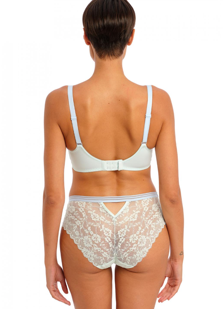 Freya Offbeat Lace Brief in Pure Water