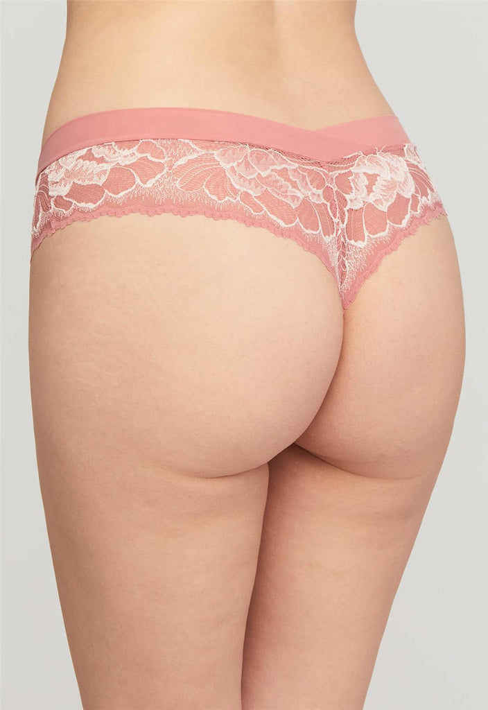 Blushing Rose High Waisted Thong from Montelle