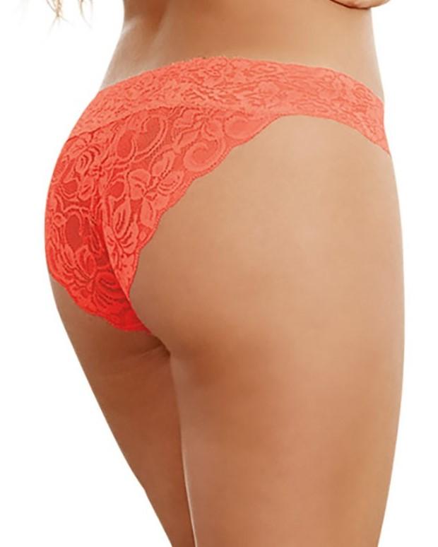 Coral Lace Panty from Dreamgirl