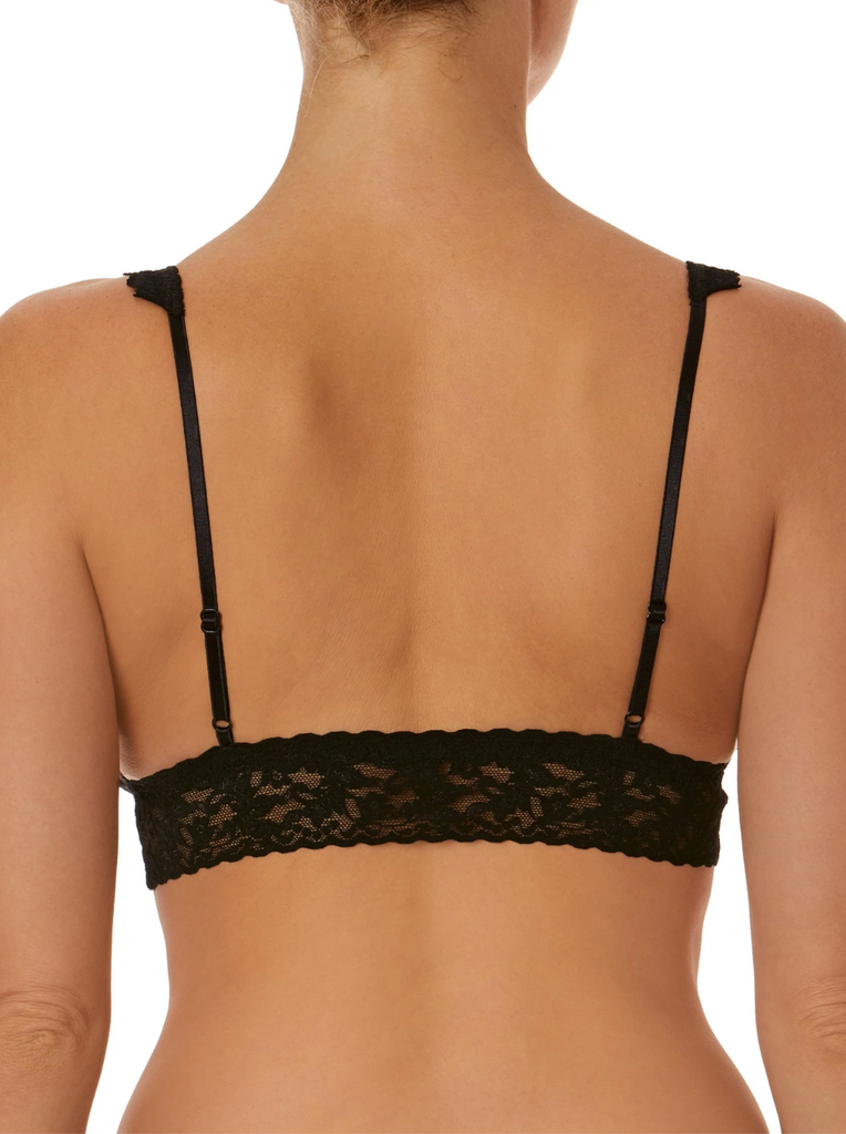Black Crossover Lace Bralette from Hanky Panky