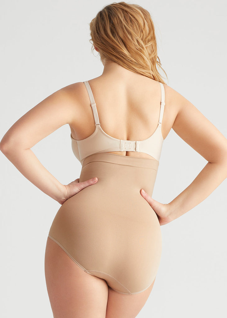 High Waisted Brief Shapewear from Yummie in Nude