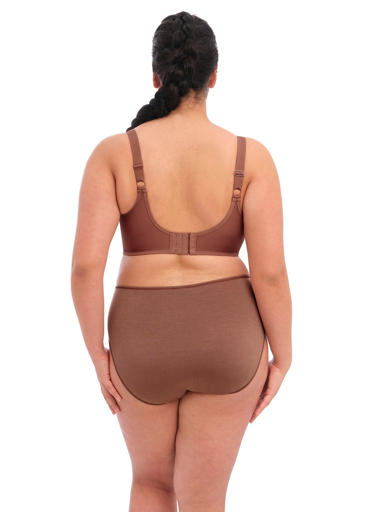 Smooth Bra from Elomi in Clove. Back view